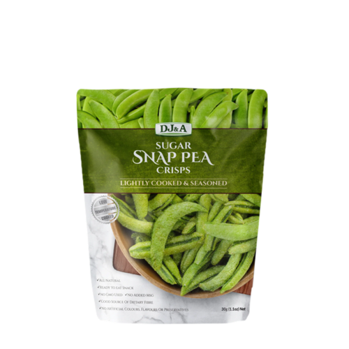 Sugar snap pea crisps